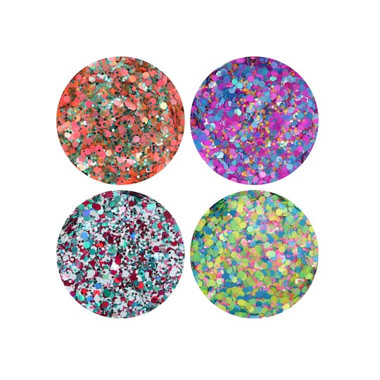 12 Pack: Confetti Glitter Set by Creatology&#x2122;